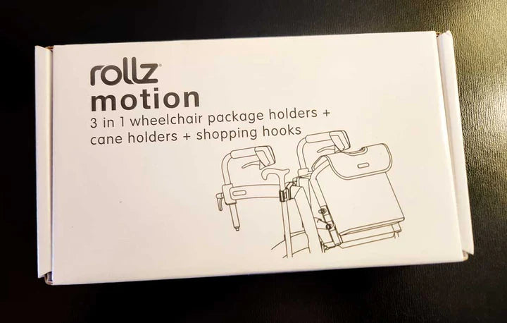 Rollz Motion 3-In-1 Wheelchair Package Holder