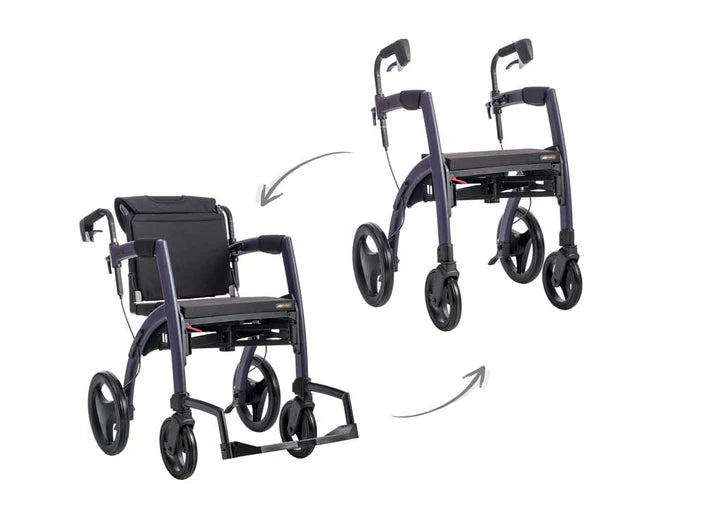 Rollz Motion 2-in-1 Walker Wheelchair