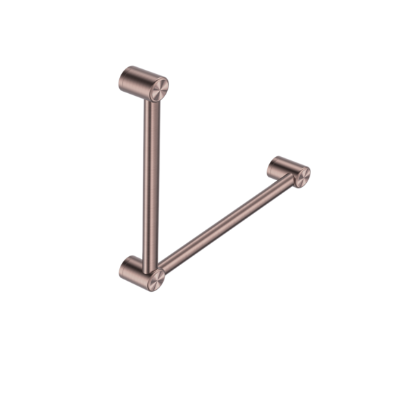 Calibre Mecca 32mm Ambulant Toilet Grab Rail 90 Degree