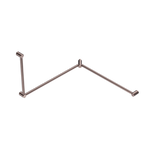 Calibre Mecca 32mm DDA Toilet Grab Rail Set 90 Degree Continuous