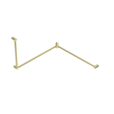 Calibre Mecca 32mm DDA Toilet Grab Rail Set 90 Degree Continuous