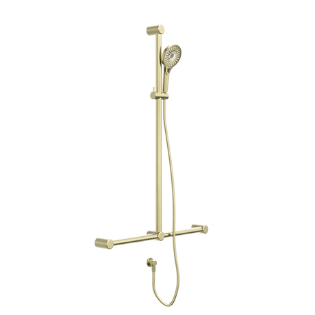 Calibre Mecca 32mm T Bar Grab Rail And Adjustable Shower Set