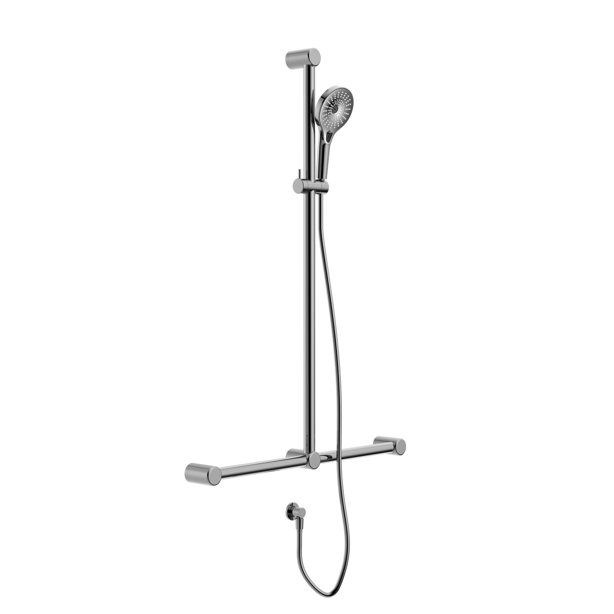 Calibre Mecca 32mm T Bar Grab Rail And Adjustable Shower Set