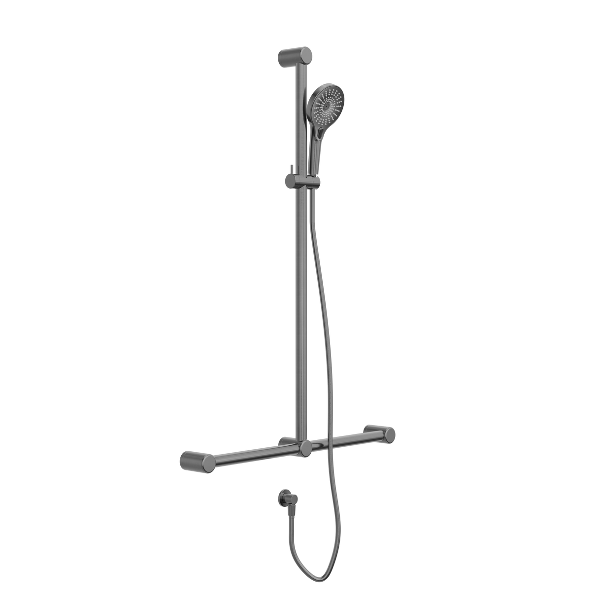 Calibre Mecca 32mm T Bar Grab Rail And Adjustable Shower Set