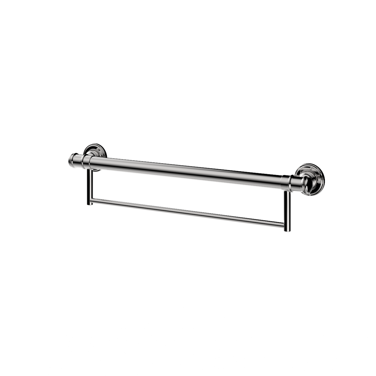 Glance York 32mm Grab Rail With Towel Holder