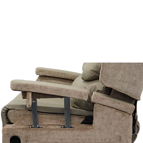 Configura Comfort | Left Dropdown Armrest in Medium/Large Beige Vinyl