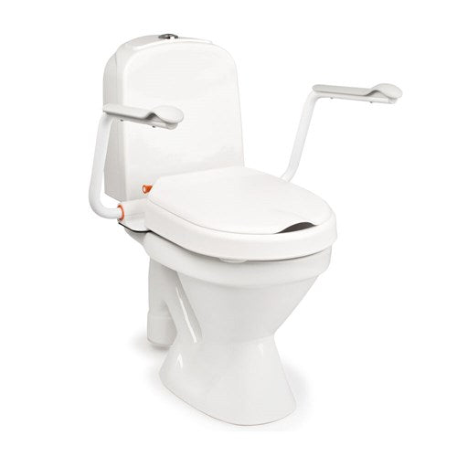 Etac Hi-Loo Fixed Stable and Comfortable Toilet Seat Raiser with Fixed Mounting