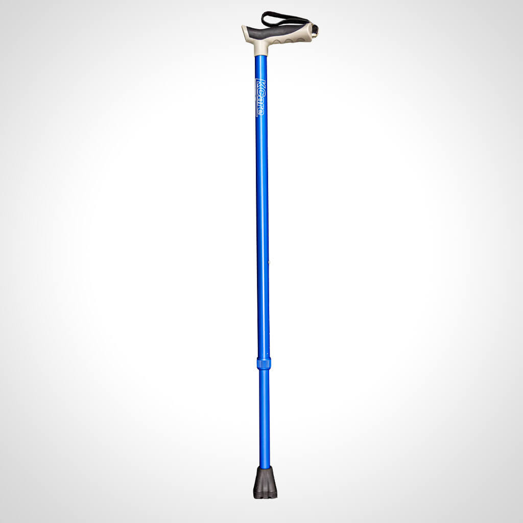 Kcare T Handle Cane Anodised Walking Stick