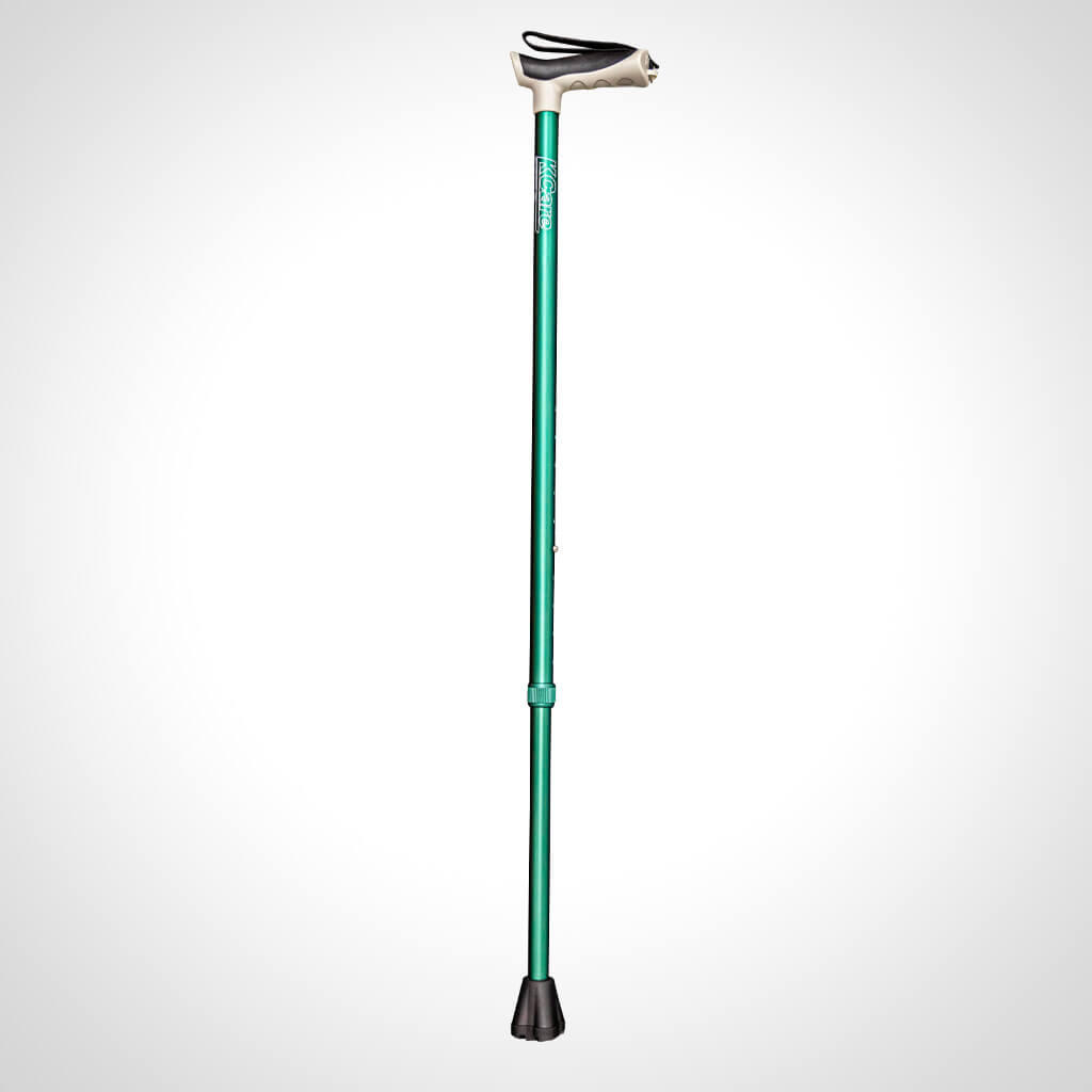 Kcare T Handle Cane Anodised Walking Stick