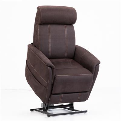 Alivio Kahlo Lift Recliner - Stonewash Fudge