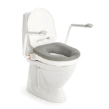 Etac Hi-Loo Fixed Stable and Comfortable Toilet Seat Raiser with Fixed Mounting